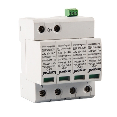 Electric Power Transmission Ac Surge Protective Device SPD Lightning Arrester For Home Power System