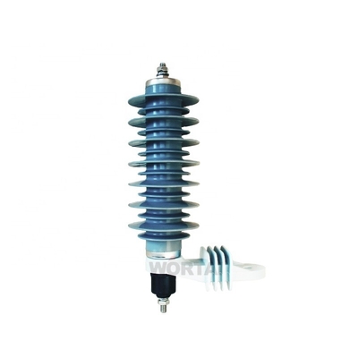 High Quality Electric Power Transmission Manufacturer Metal Oxide Surge Arrester Best Without Gaps 21kv 10ka