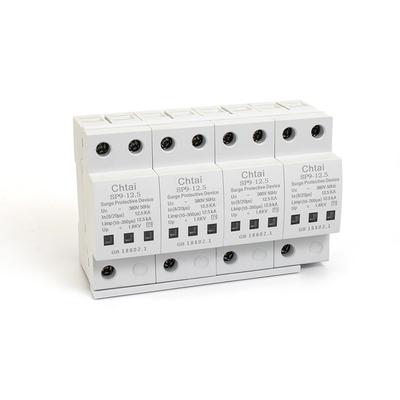 xinghe SPD SP2-12.5 4p 1.8kv 275v 1 AC Surge Protector Appliance Class Lightning Arrester SP9 Series IP20 AC SP2