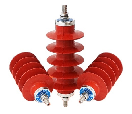 High voltage lightning protection device HY10W zinc oxide lightning protection silica gel arrester lightning protection device for power